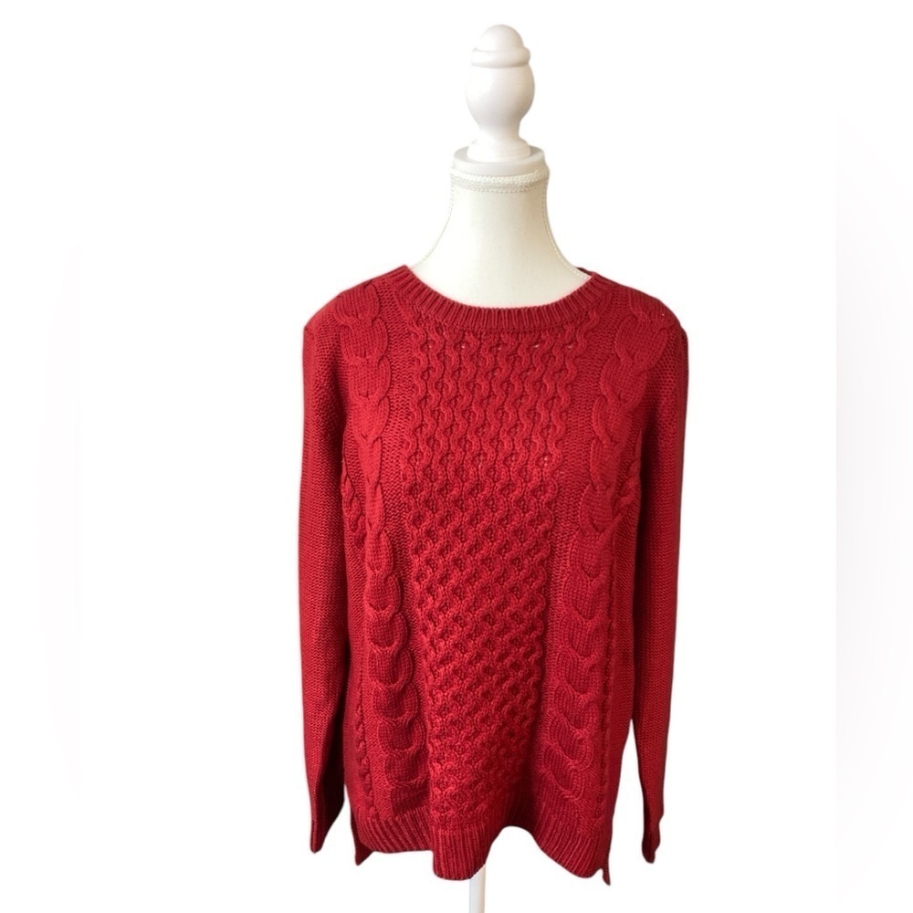 Joe Fresh - Cable Knit Crewneck Sweater